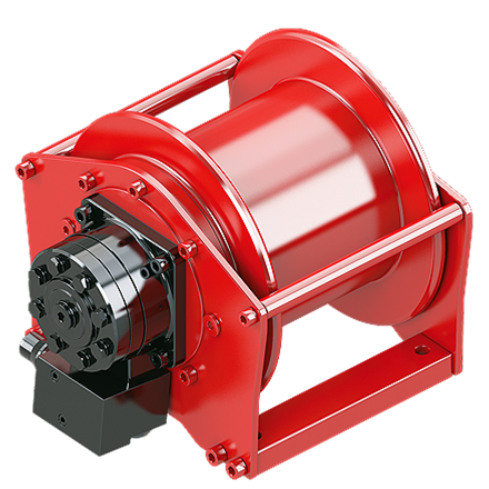 Hydraulic hoisting winch NP08